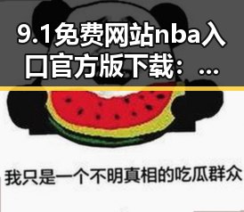 9.1免费网站nba入口官方版下载：雅安市居民的新选择