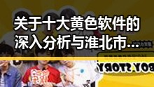 关于十大黄色软件的深入分析与淮北市的现状解读