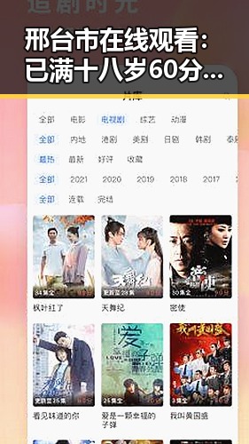 邢台市在线观看：已满十八岁60分钟电视剧官方版下载指南
