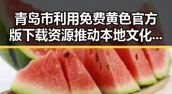 青岛市利用免费黄色官方版下载资源推动本地文化娱乐发展