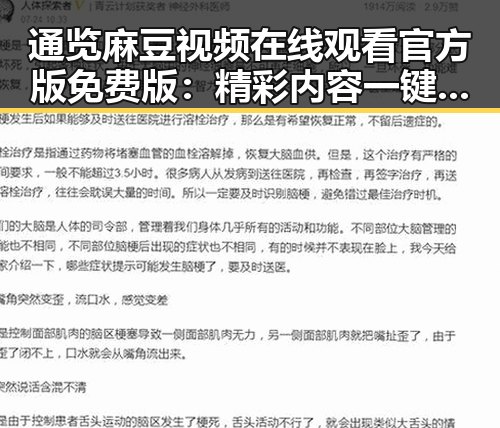 通览麻豆视频在线观看官方版免费版：精彩内容一键尽享