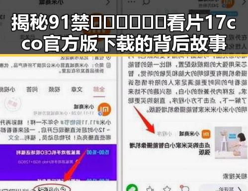 揭秘91禁🍆🍑🔞❌❌❌看片17cco官方版下载的背后故事