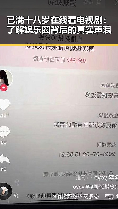 已满十八岁在线看电视剧：了解娱乐圈背后的真实声浪