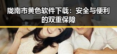 陇南市黄色软件下载：安全与便利的双重保障