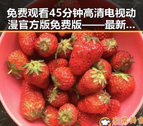 免费观看45分钟高清电视动漫官方版免费版——最新在线观看指南