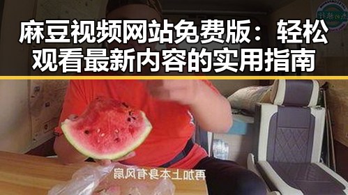 麻豆视频网站免费版：轻松观看最新内容的实用指南
