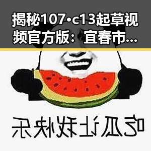 揭秘107·c13起草视频官方版：宜春市的最新官方发布