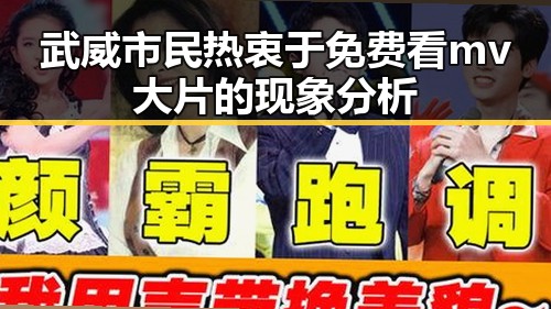 武威市民热衷于免费看mv大片的现象分析