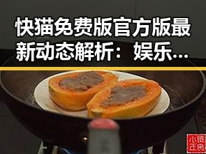 快猫免费版官方版最新动态解析：娱乐圈背后的秘密