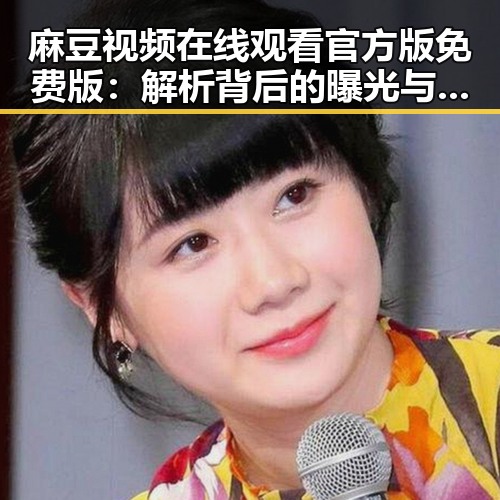 麻豆视频在线观看官方版免费版：解析背后的曝光与影响