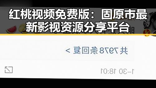 红桃视频免费版：固原市最新影视资源分享平台