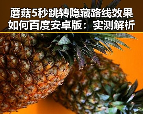 蘑菇5秒跳转隐藏路线效果如何百度安卓版：实测解析
