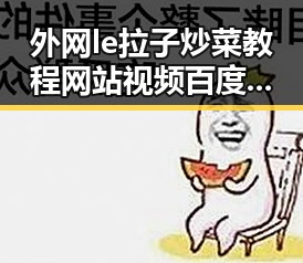 外网le拉子炒菜教程网站视频百度绿色版详解