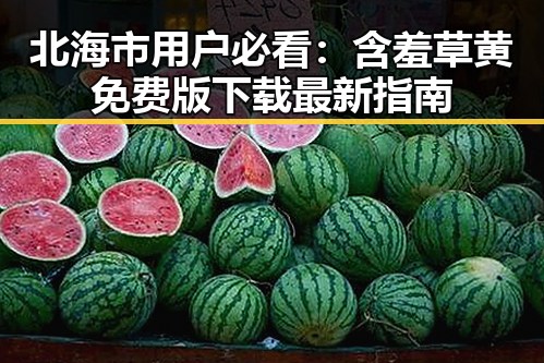 北海市用户必看：含羞草黄免费版下载最新指南