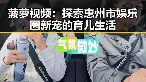 菠萝视频：探索惠州市娱乐圈新宠的育儿生活