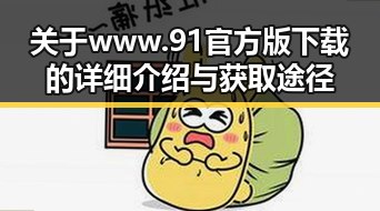 关于www.91官方版下载的详细介绍与获取途径