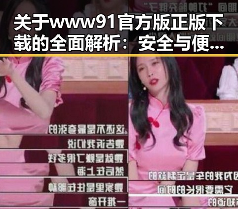 关于www91官方版正版下载的全面解析：安全与便利的选择