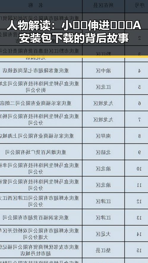 人物解读：小🐔🐔伸进🈲🔞🔞A安装包下载的背后故事
