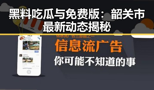 黑料吃瓜与免费版：韶关市最新动态揭秘