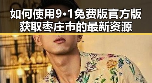 如何使用9·1免费版官方版获取枣庄市的最新资源
