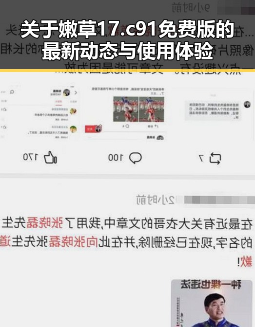 关于嫩草17.c 91免费版的最新动态与使用体验