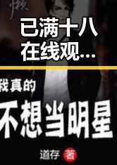 已满十八在线观看高清电视剧推荐最新版下载——精彩内容值得一试