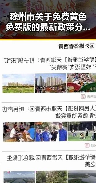 滁州市关于免费黄色免费版的最新政策分析