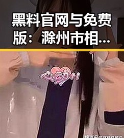 黑料 官网与免费版:滁州市相关信息全面解析