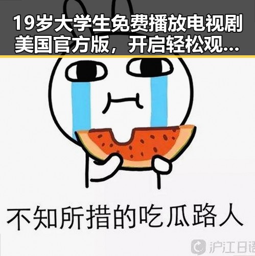 19岁大学生免费播放电视剧美国官方版，开启轻松观影新体验