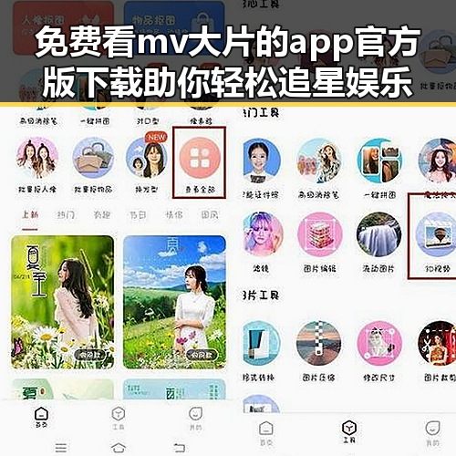 免费看mv大片的app官方版下载助你轻松追星娱乐