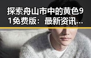 探索舟山市中的黄色91免费版：最新资讯与使用指南