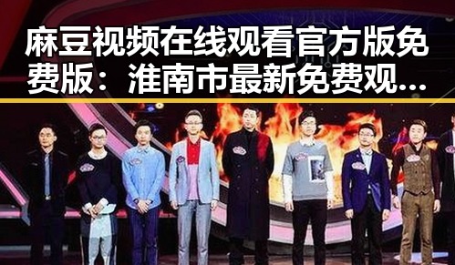 麻豆视频在线观看官方版免费版:淮南市最新免费观看指南