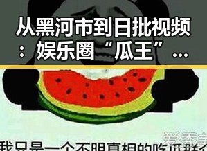 从黑河市到日批视频:娱乐圈“瓜王”的反转与新趋势