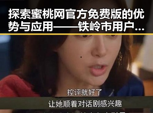 探索蜜桃网官方免费版的优势与应用——铁岭市用户的必备指南
