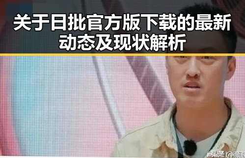 关于日批官方版下载的最新动态及现状解析