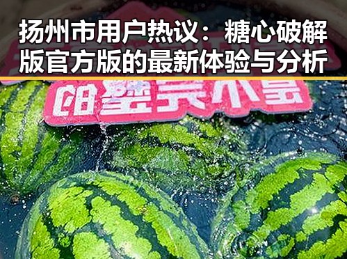 扬州市用户热议:糖心破解版官方版的最新体验与分析