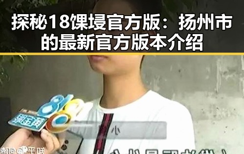探秘18馃埐官方版：扬州市的最新官方版本介绍