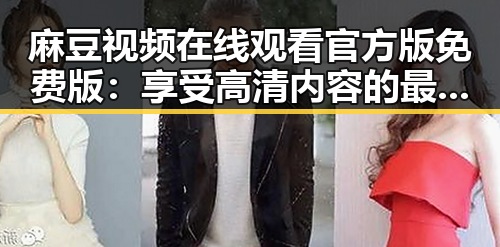 麻豆视频在线观看官方版免费版:享受高清内容的最佳选择