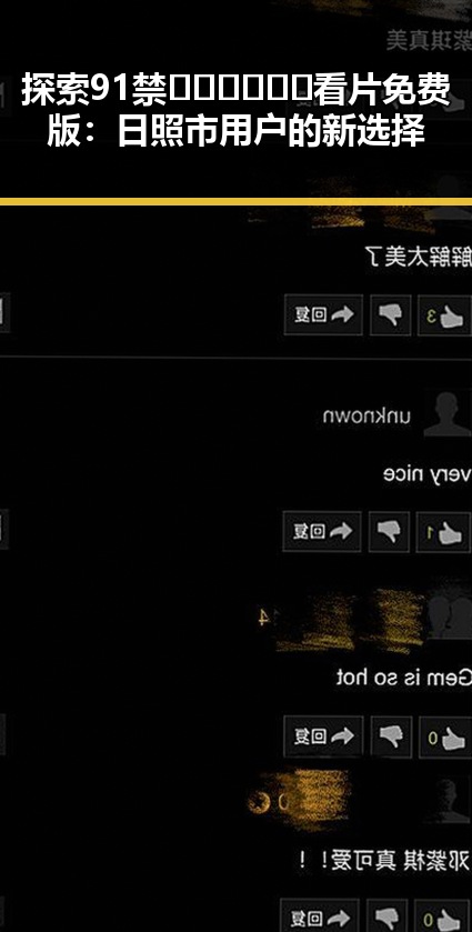 探索91禁🍆🍑🔞❌❌❌看片免费版：日照市用户的新选择