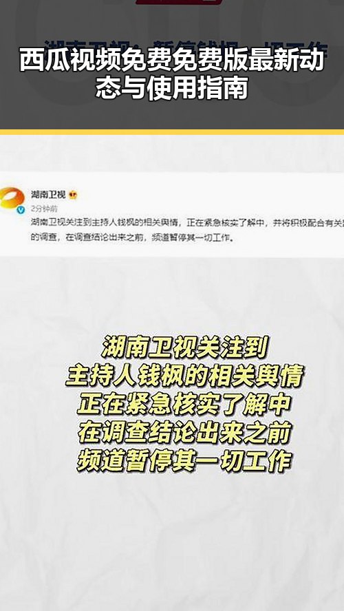 西瓜视频免费免费版最新动态与使用指南