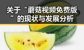 关于“蘑菇视频免费版”的现状与发展分析