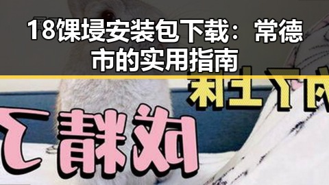 18馃埐安装包下载:常德市的实用指南