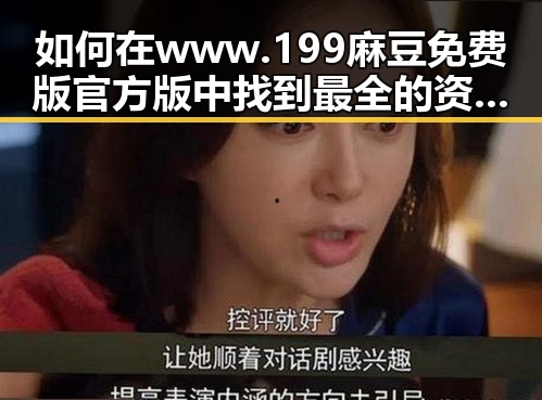 如何在www.199麻豆免费版官方版中找到最全的资源?