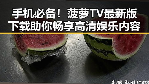 手机必备!菠萝TV最新版下载助你畅享高清娱乐内容