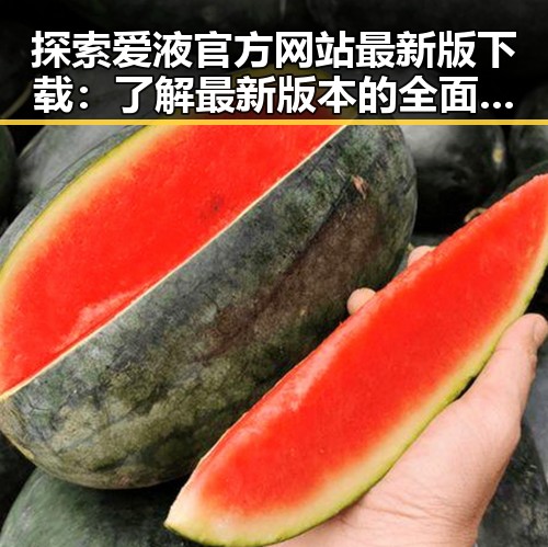 探索爱液官方网站最新版下载：了解最新版本的全面指南