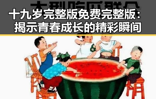 十九岁完整版免费完整版：揭示青春成长的精彩瞬间