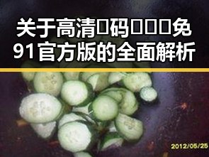 关于高清🈚码🔞❌♋免91官方版的全面解析