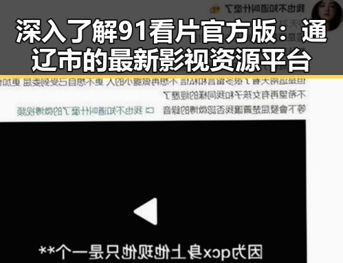 深入了解91看片官方版:通辽市的最新影视资源平台