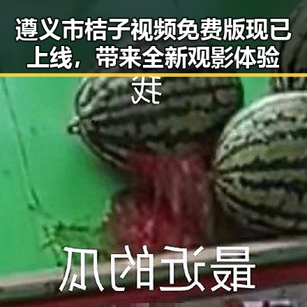 遵义市桔子视频免费版现已上线，带来全新观影体验