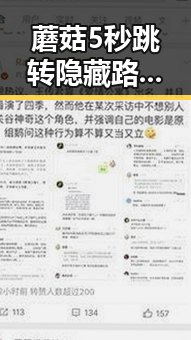 蘑菇5秒跳转隐藏路线效果如何百度安卓版:技巧解析与实测